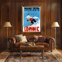 Skiing in the High Tatras Poster PosterGoat