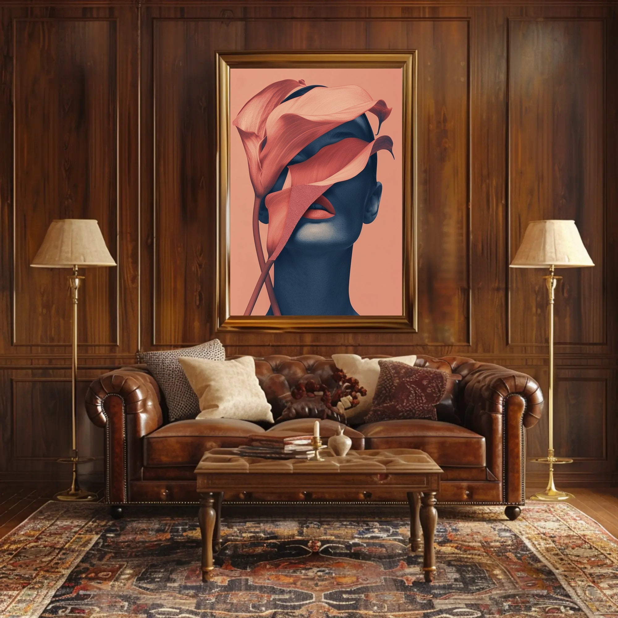 Striking Surreal Female Art Abstract or Artistic Poster PosterGoat