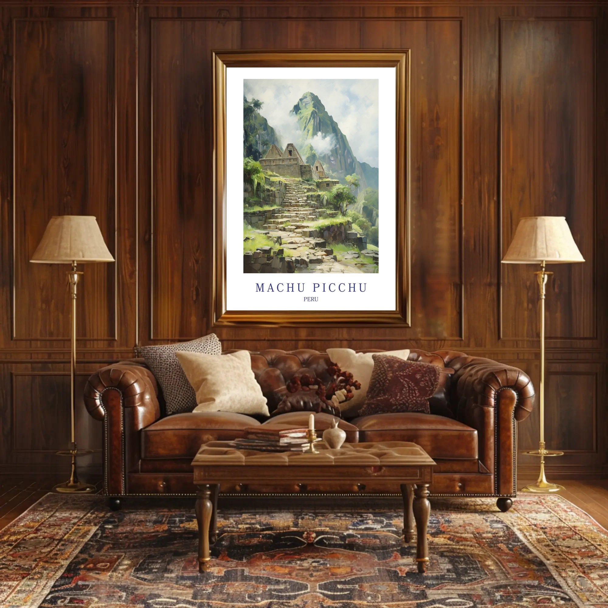 Machu Picchu Journey: Serene Beauty Travel Poster PosterGoat
