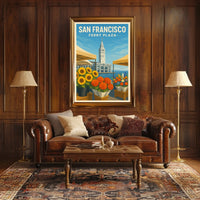 San Francisco Ferry Plaza Poster