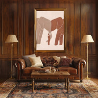 Elephants in Harmony Poster