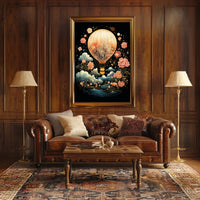 Dreamscape Voyage Surrealism Whimsical Adventure Poster