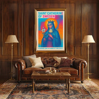 Saint Catherine of Sweden Poster