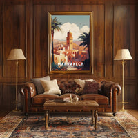 Marrakech Travel Poster