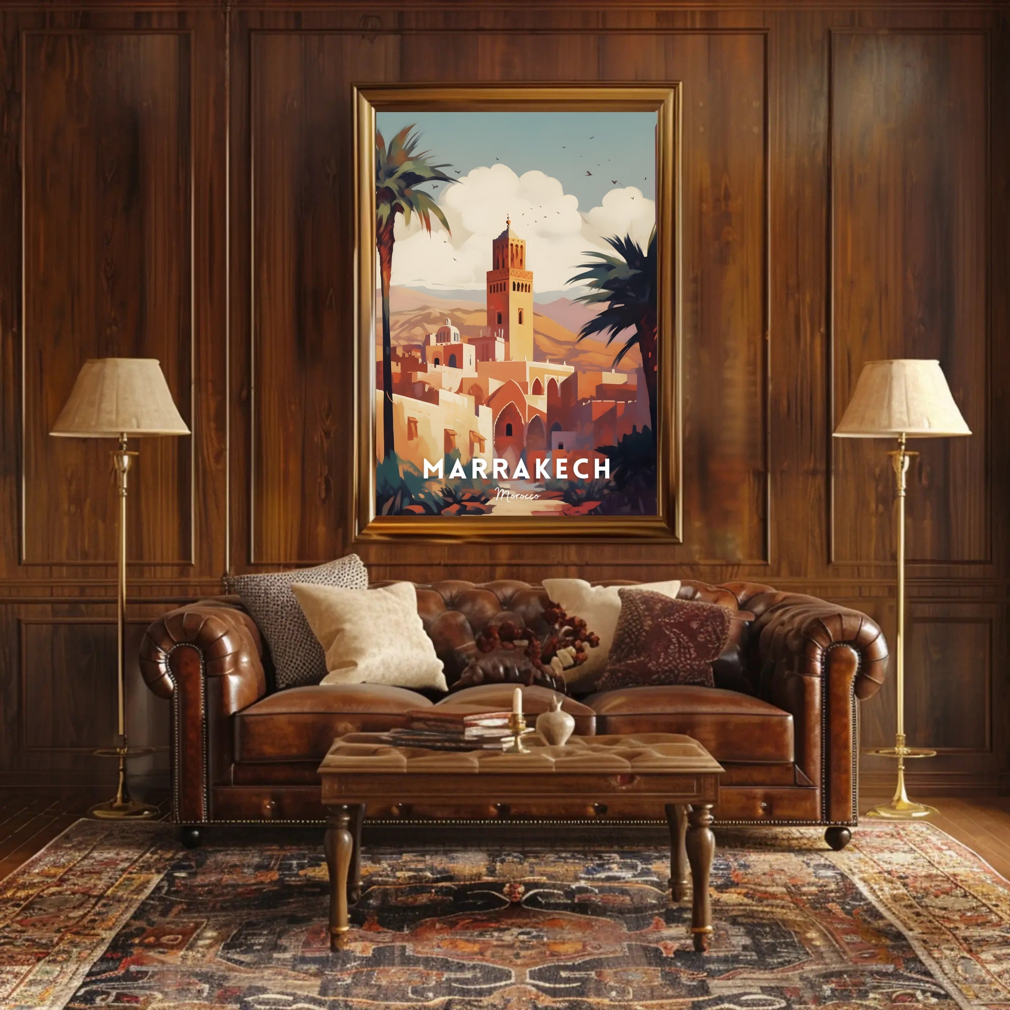 Marrakech Travel Poster
