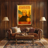 William Henry Harrison 9th President Poster