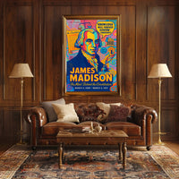 James Madison The Mind Behind the Constitution Poster PosterGoat
