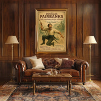 Douglas Fairbanks The Swashbuckling Legend Poster
