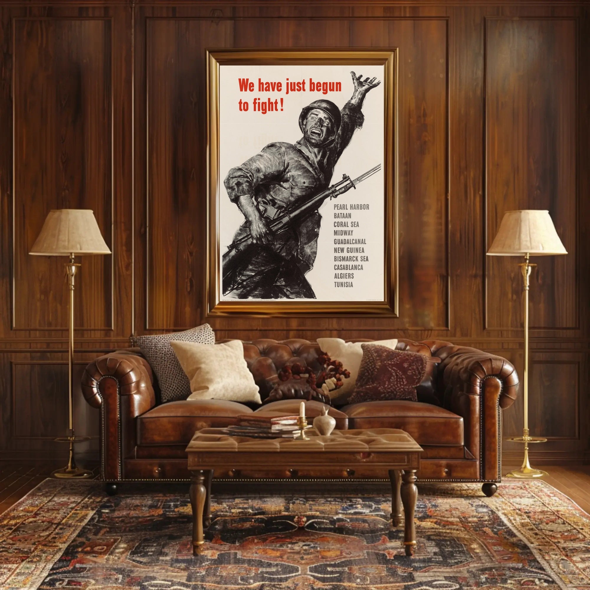 We Have Just Begun to Fight Poster PosterGoat