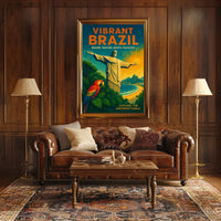 Vibrant Brazil Where Nature Meets Poster