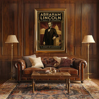 Abraham Lincoln A Legacy of Leadership Poster PosterGoat