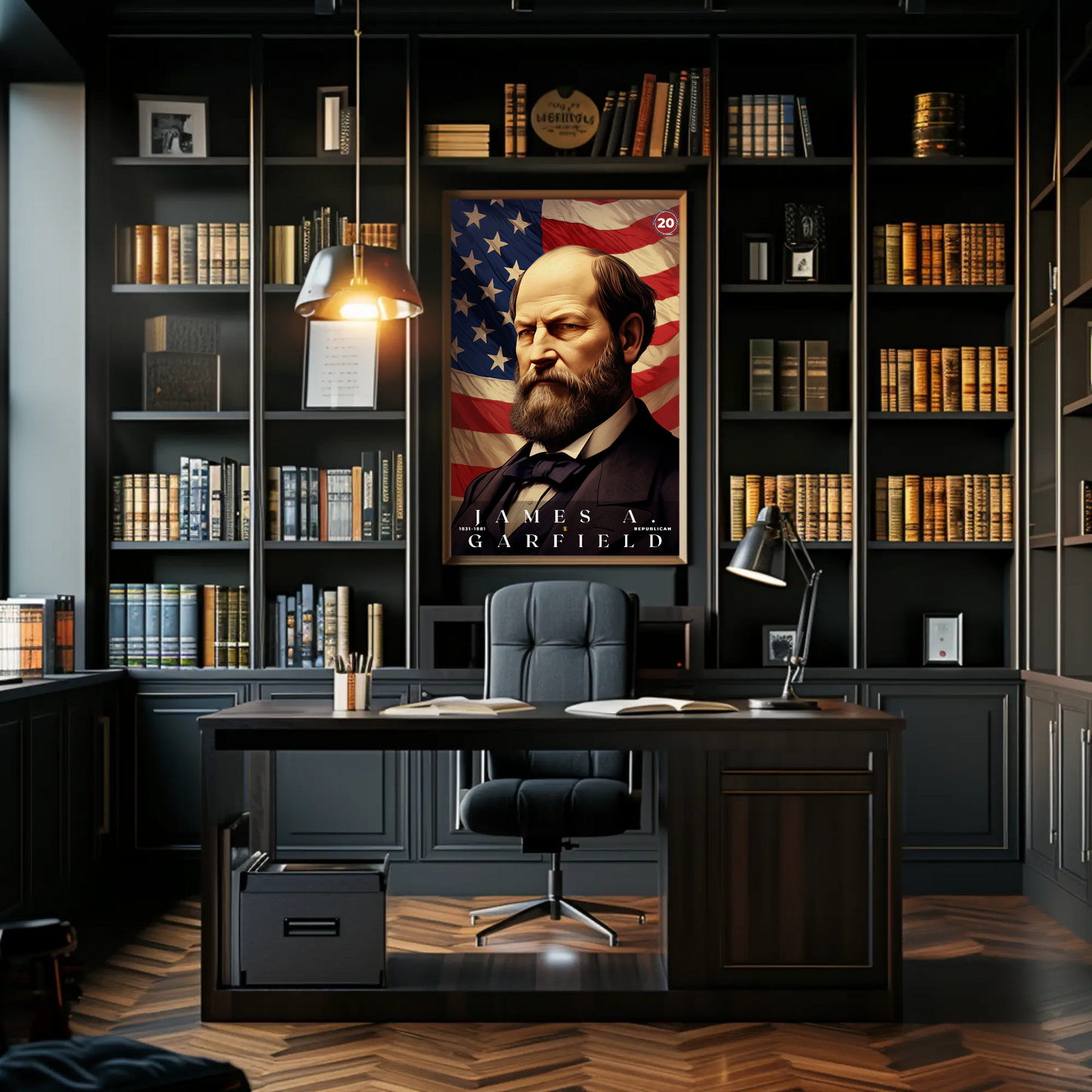 James Garfield 20th President Of The United States Portrait