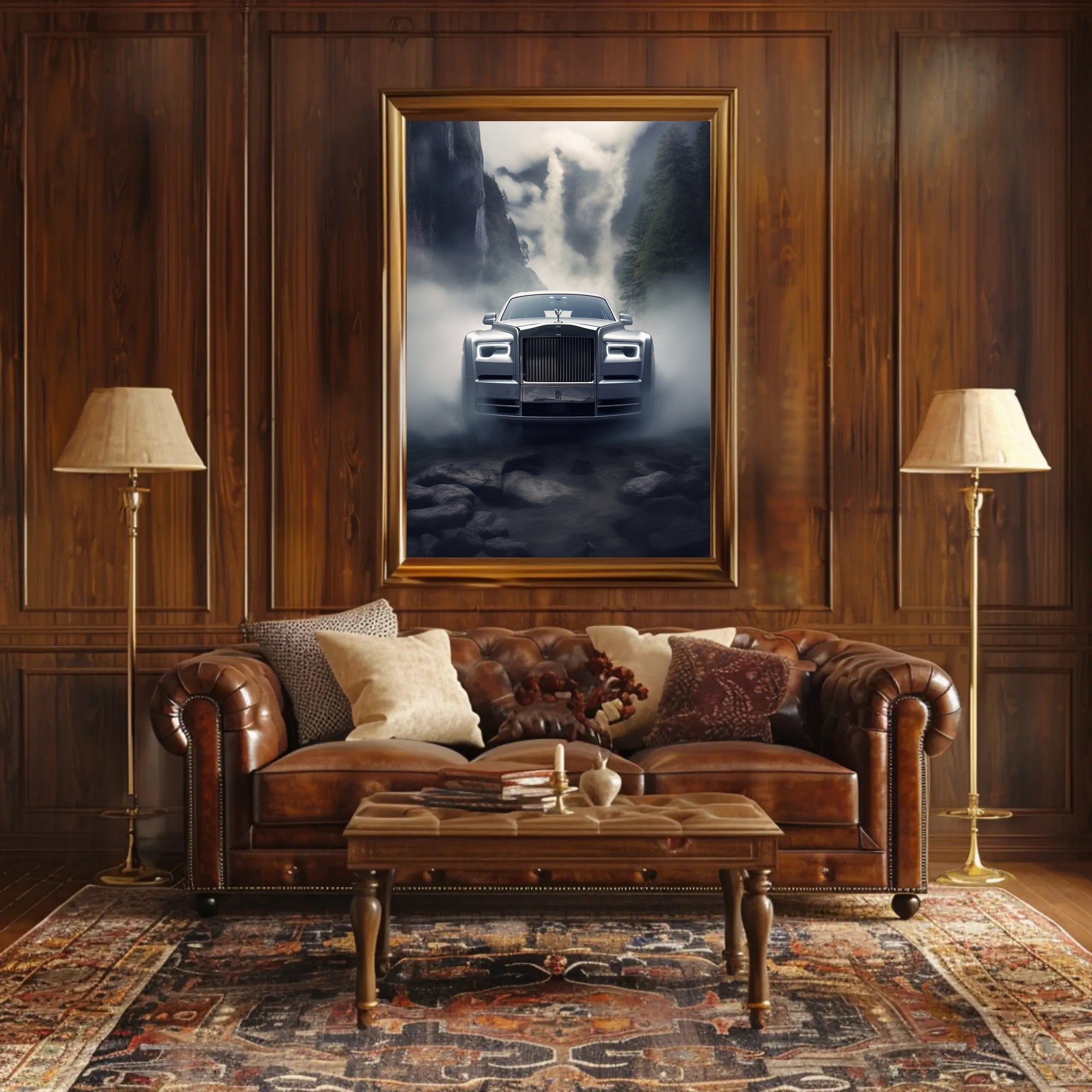 Luxury in the Mist Poster PosterGoat