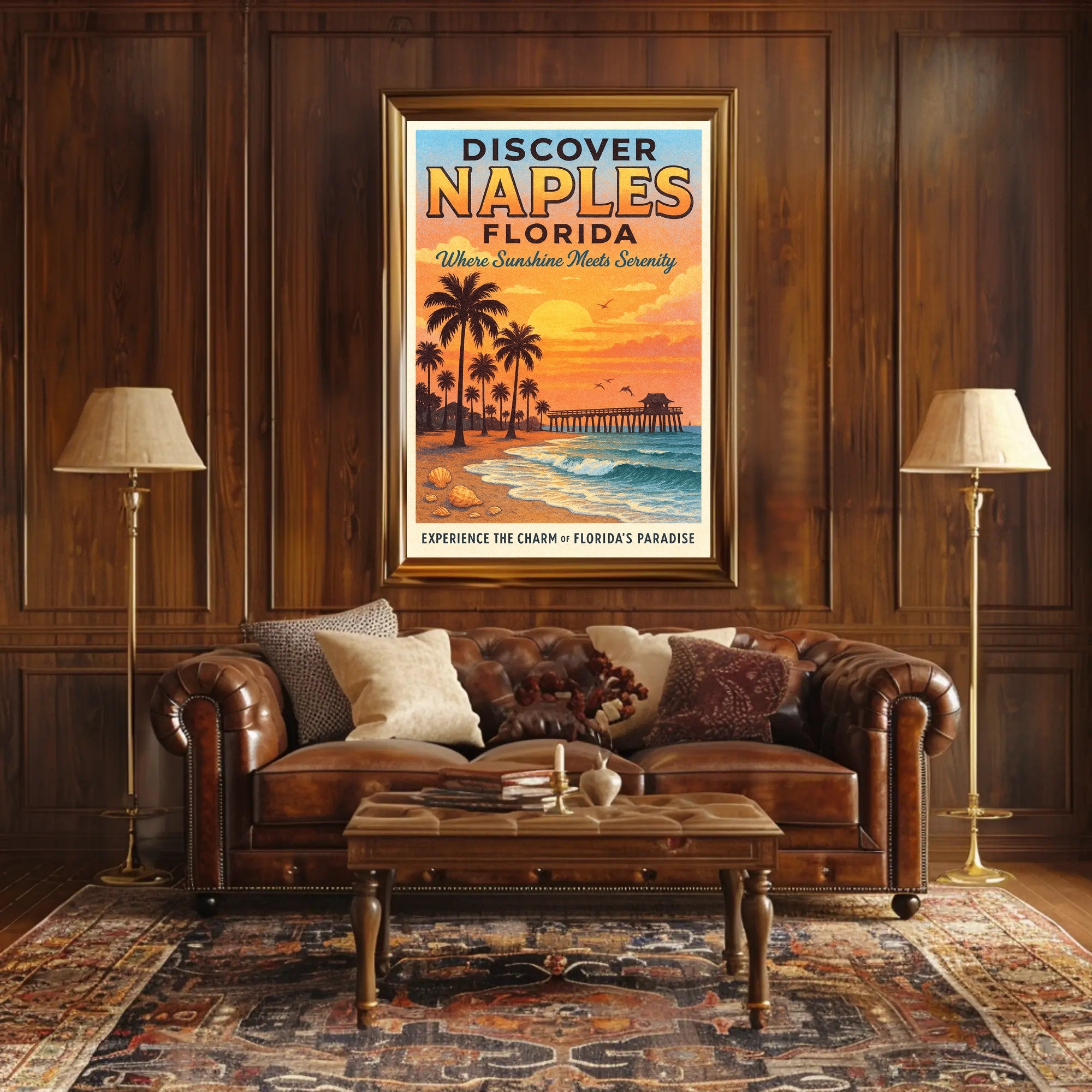 Discover Naples, Florida Poster PosterGoat