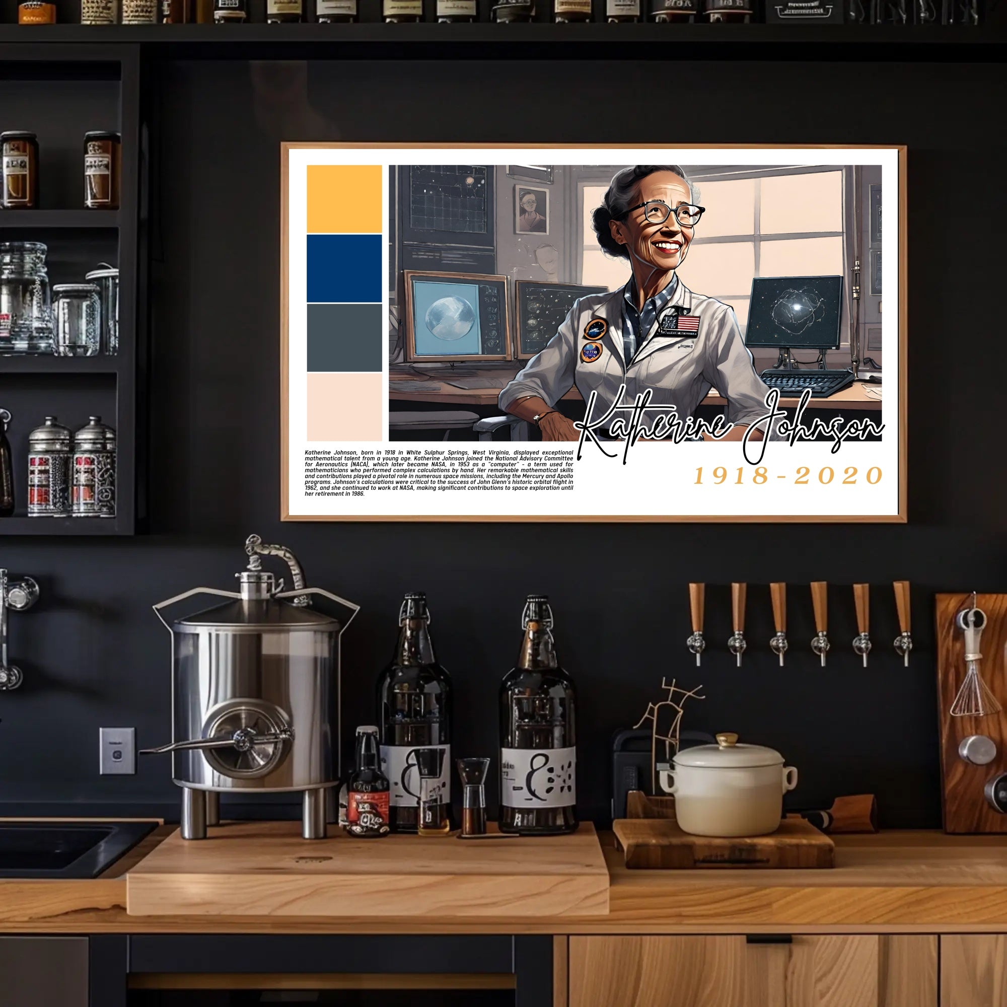 Tribute to a Pioneering Mathematician Poster