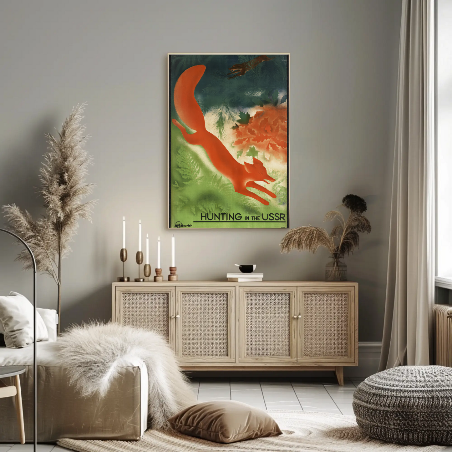 Hunting in the USSR Poster