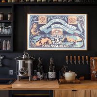 Lithuanian Postage Stamp Promotion Poster