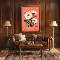 Flower Market in Bilbao Poster