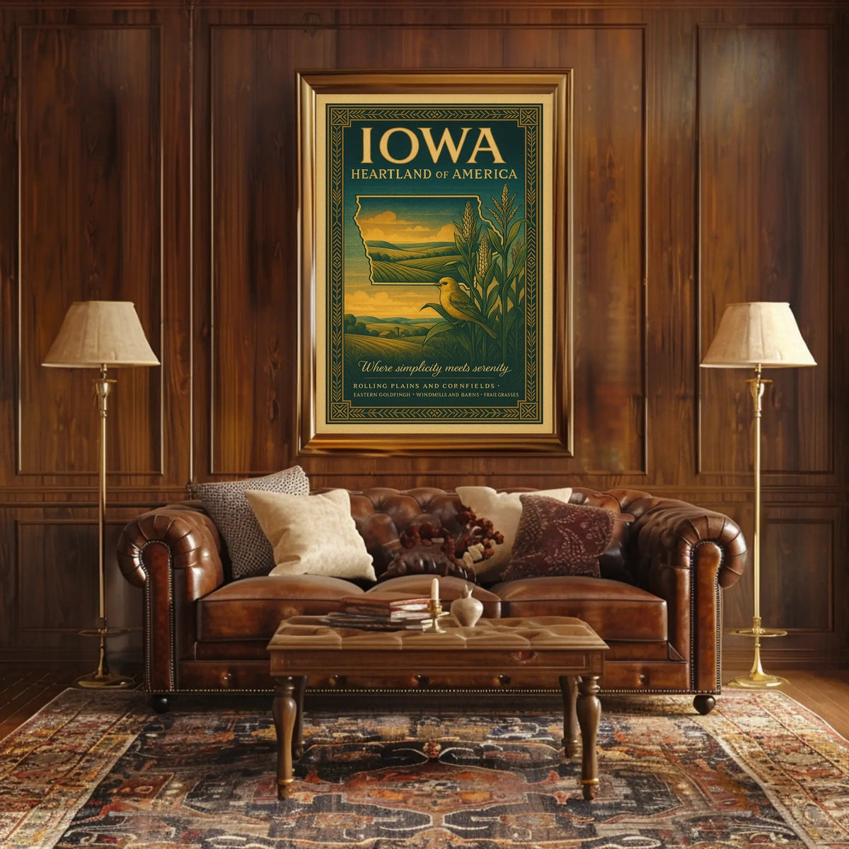 Iowa Heartland of America Poster