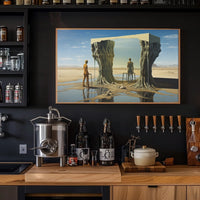 Surreal Desert Reflections Surreal Poster