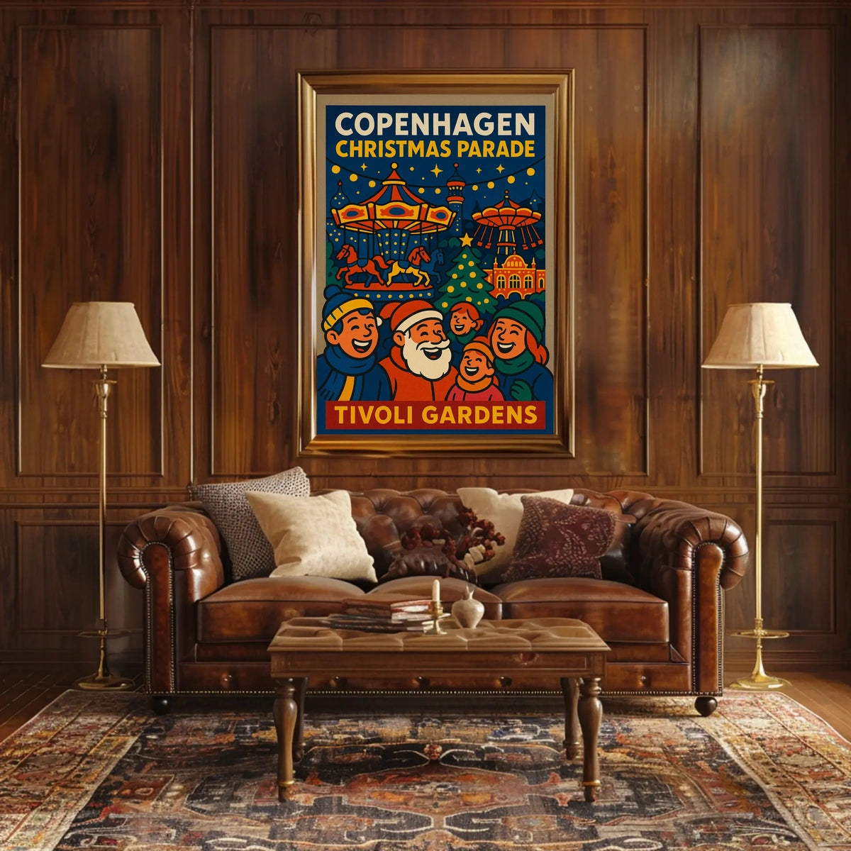 Copenhagen Christmas Parade Poster