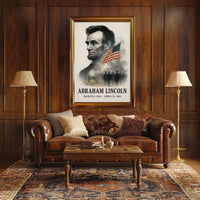 Abraham Lincoln 16th President of the United States Reflections Poster