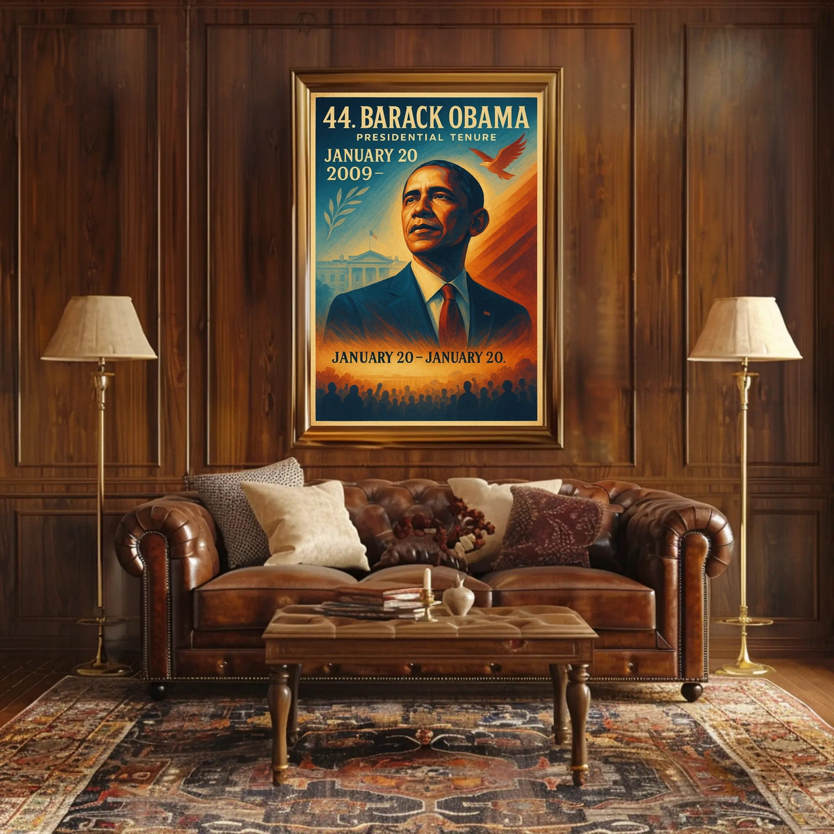 Barack Obama Artistic Tenure Historical or Presidential Poster