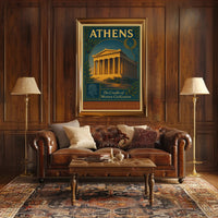 Athens The Cradle of Western Civilization Poster