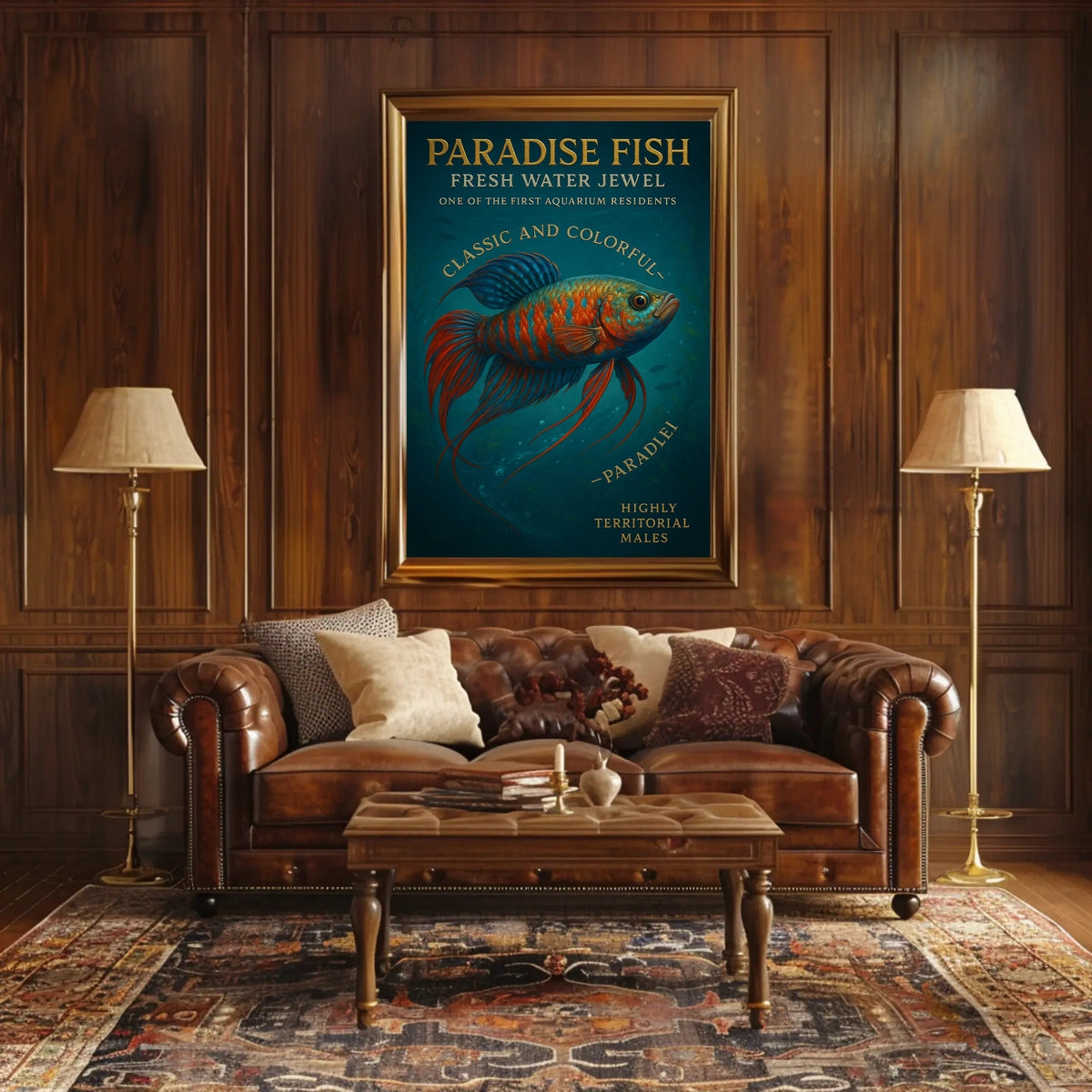 Paradise Fish Fresh Water Jewel Poster