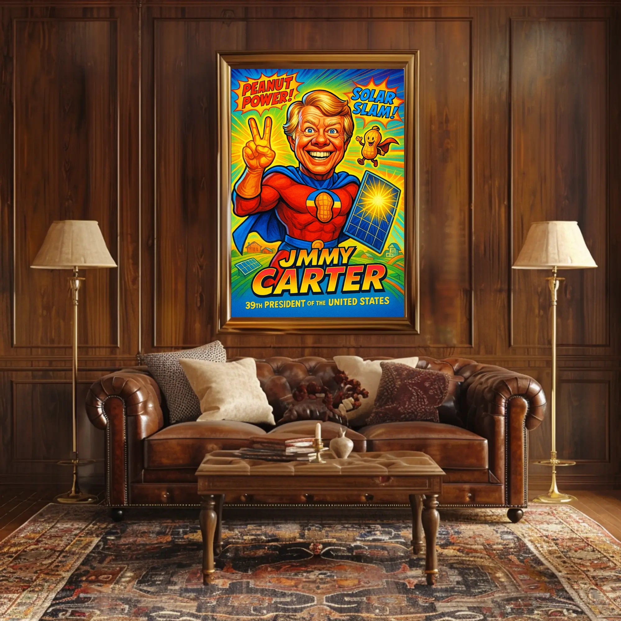 Jimmy Carter Portrait Collection Poster Art PosterGoat