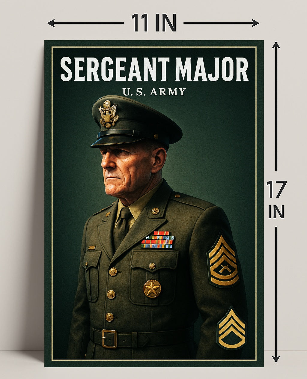 Sergeant Major U.S. Army Poster PosterGoat