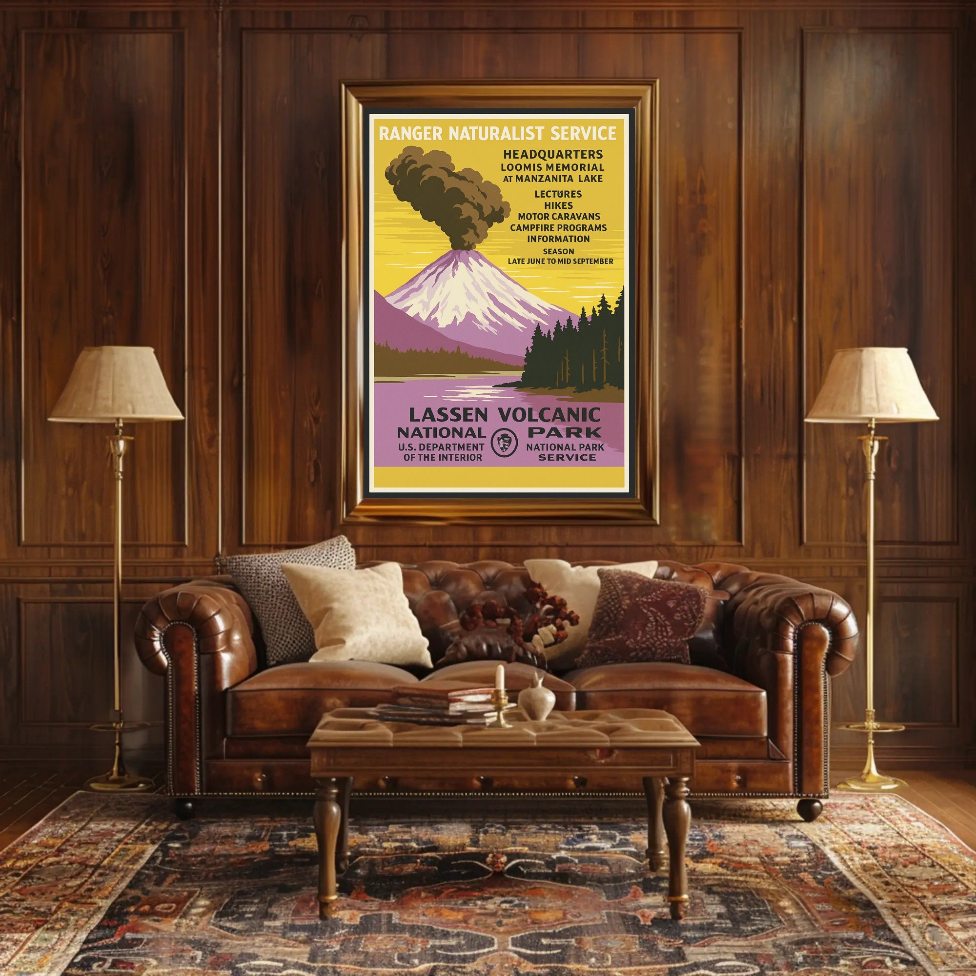 Explore Lassen Volcanic National Park Poster PosterGoat