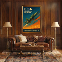 F-5A Freedom Fighter Poster PosterGoat