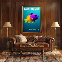 Royal Gramma A Jewel of the Reef Poster PosterGoat