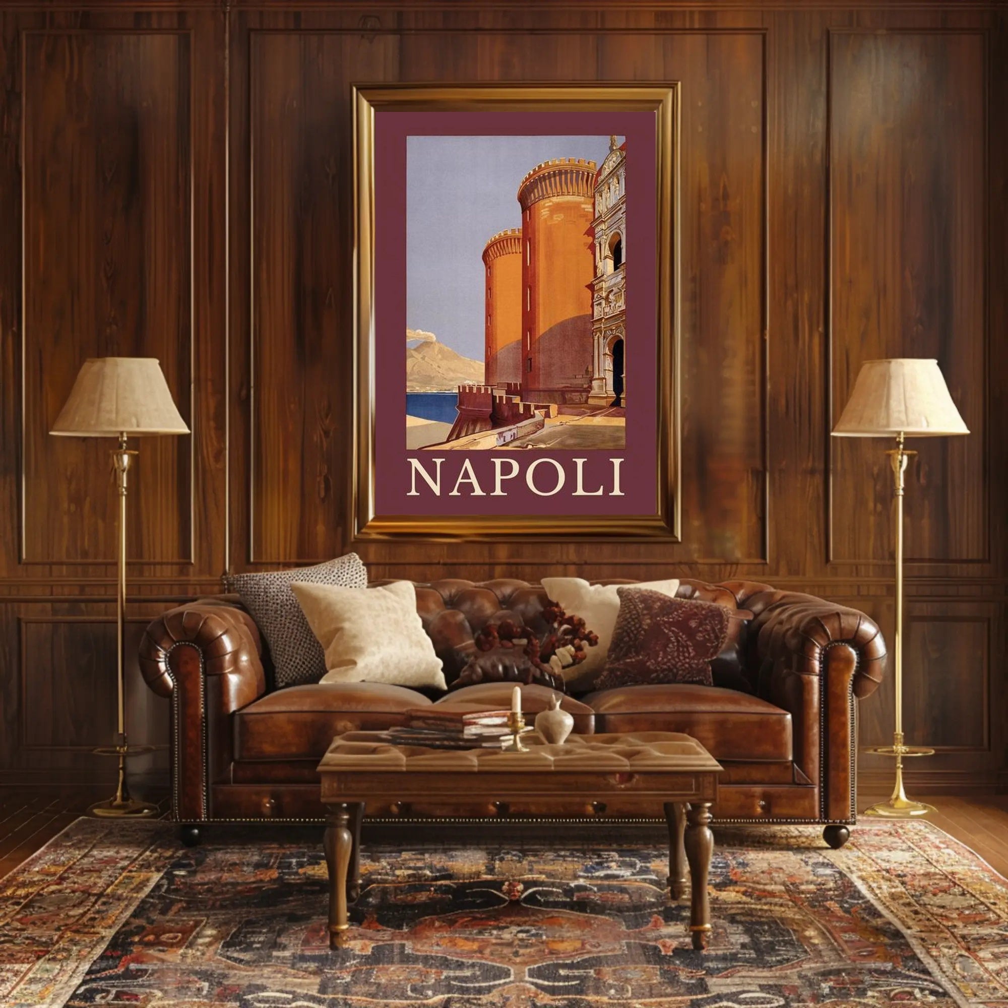 Napoli Architectural Poster