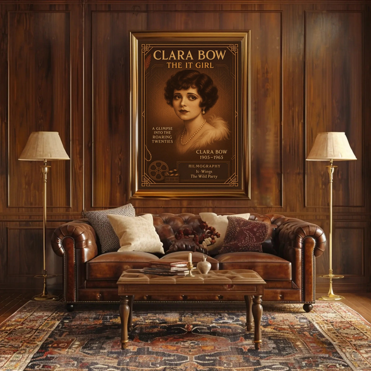 Clara Bow The It Girl Poster