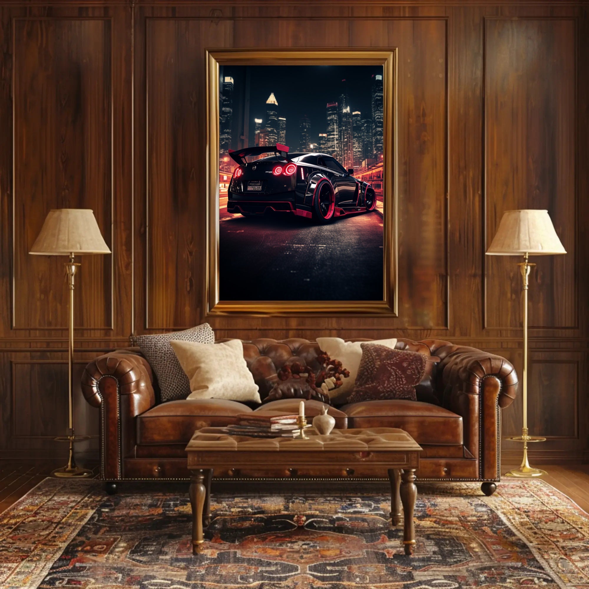Urban Night Racer Poster PosterGoat