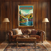 Michigan's Scenic Beauty Poster