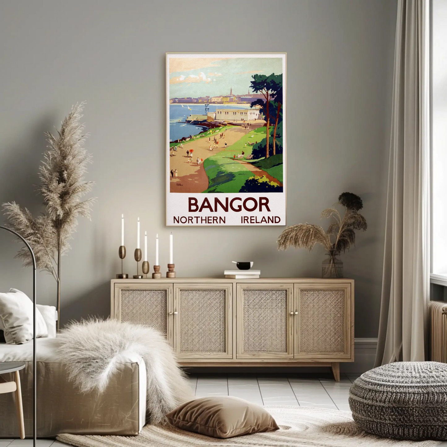 Vintage Poster - Bangor Northern Ireland