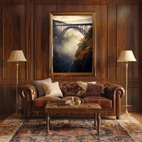 New River Gorge Bridge Autumn Poster Wall Art