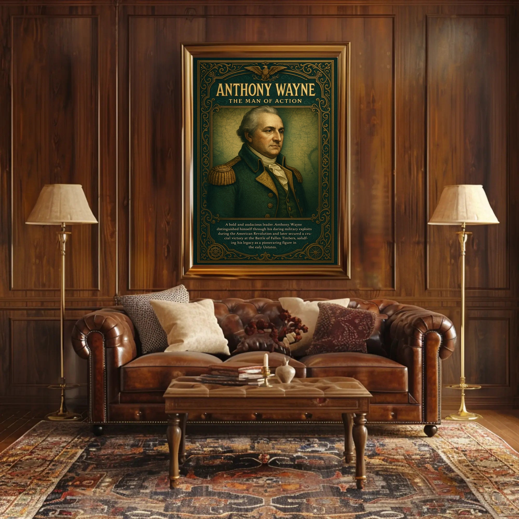 Anthony Wayne Portrait: Historical or Presidential Poster