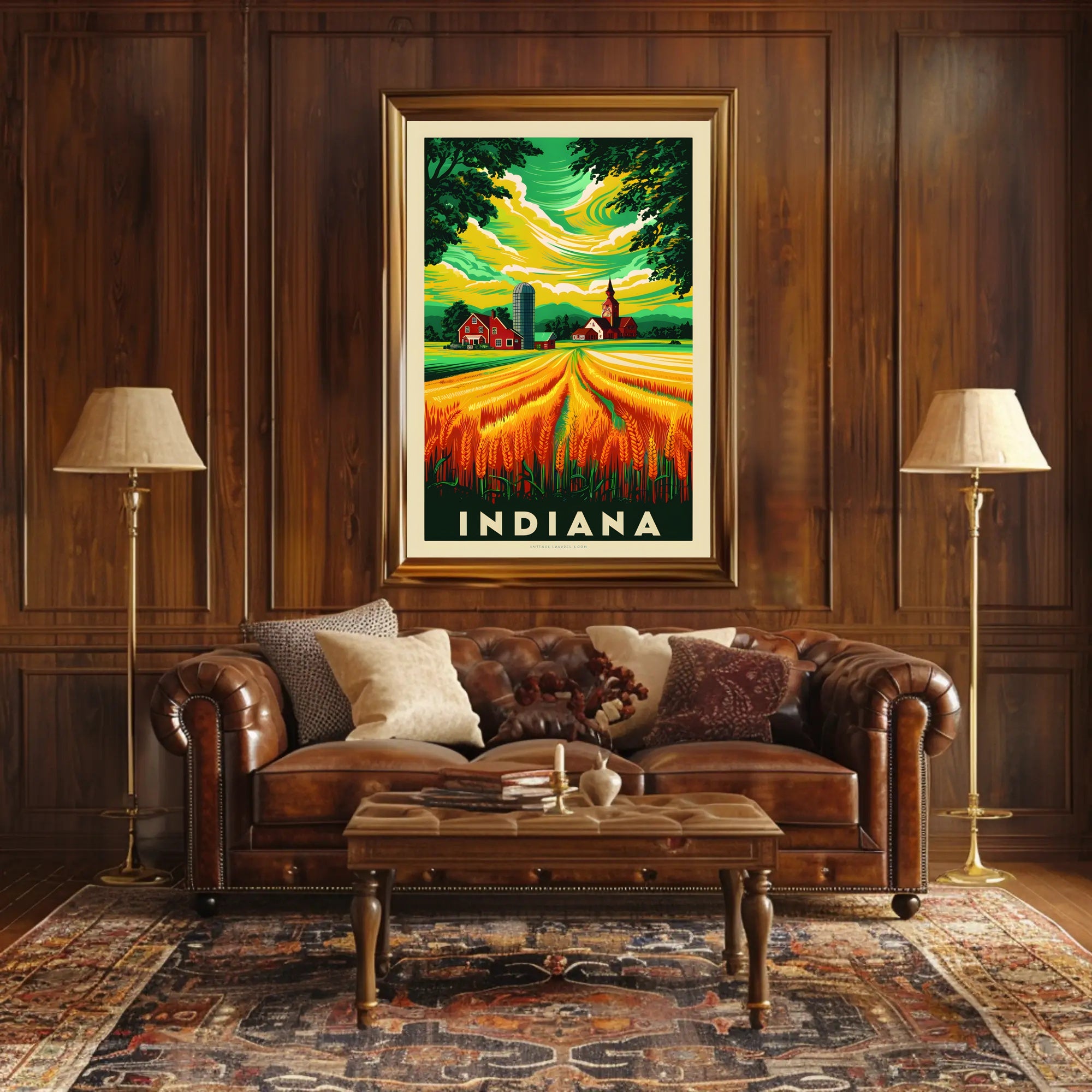 Indiana Countryside Poster