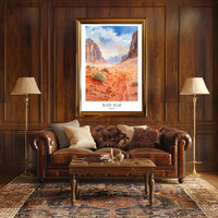 Wadi Rum Desert Adventure Art Travel Poster PosterGoat