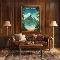 Scenic Bora Bora Travel Poster PosterGoat