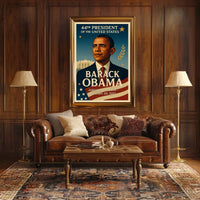Obama Presidency Inspirational Leadership Historical or Presidential Poster