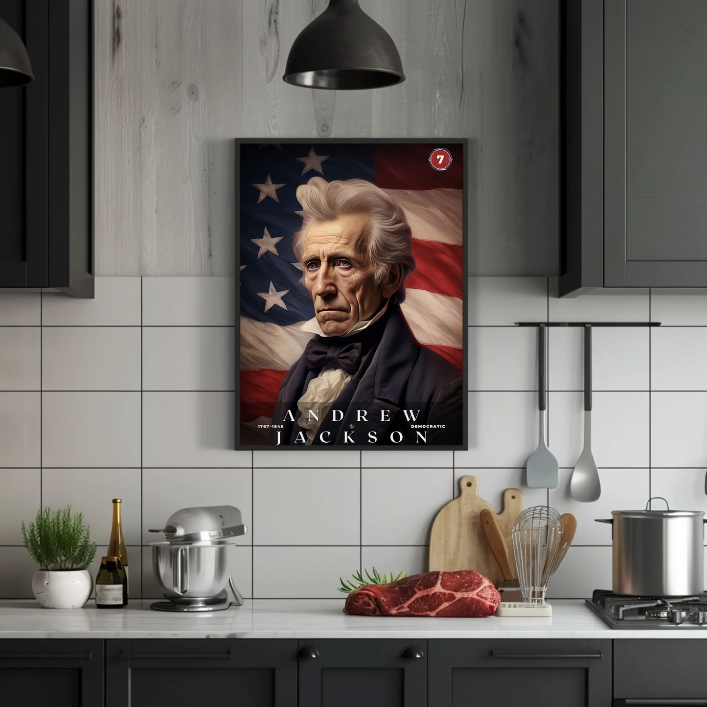 Andrew Jackson 7th President Of The United States Portrait