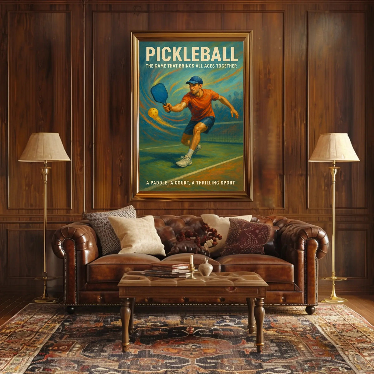 Pickleball A Game for All Ages Poster
