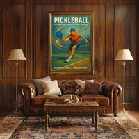 Pickleball A Game for All Ages Poster