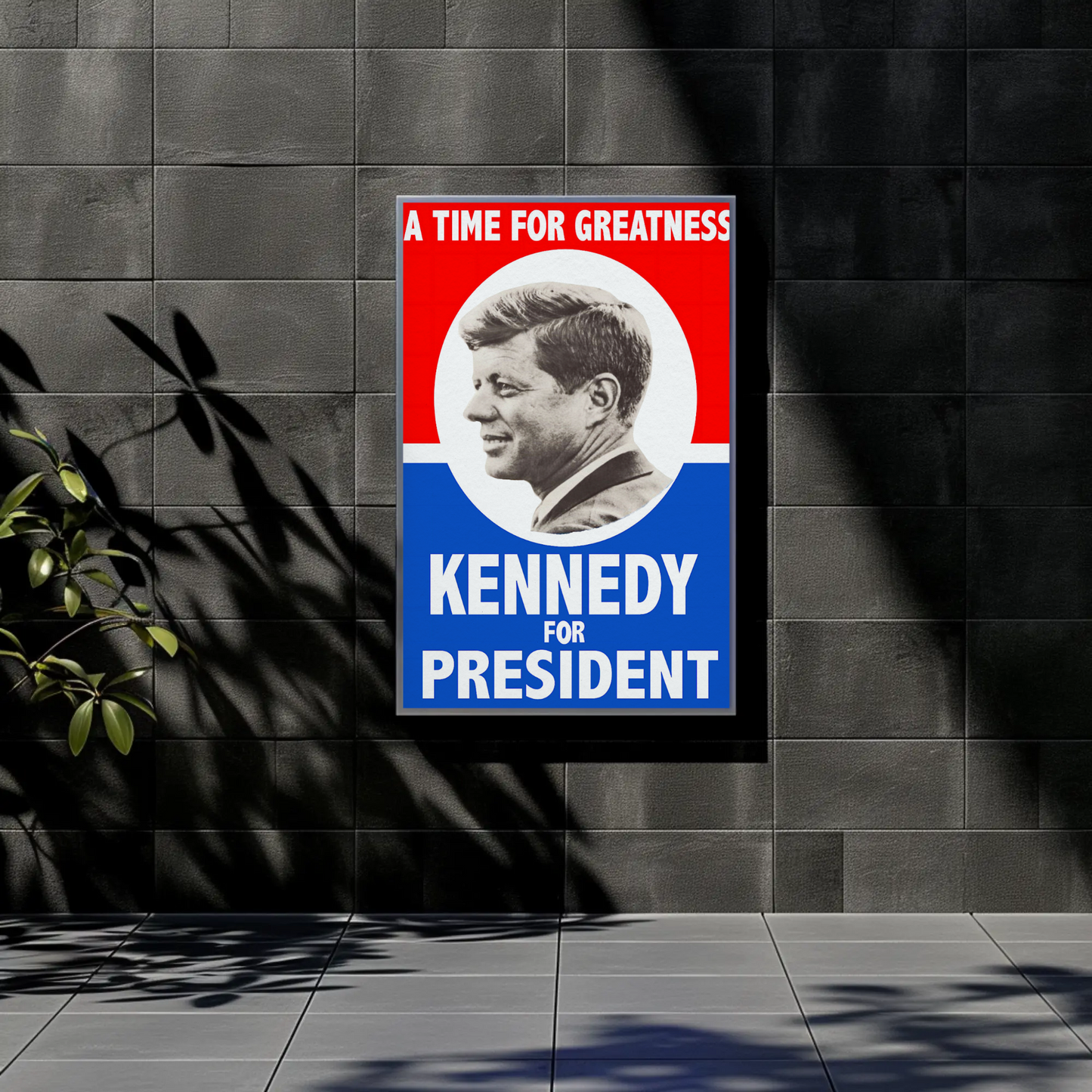 Kennedy for President - A Time for Greatness (1960 Campaign Poster)