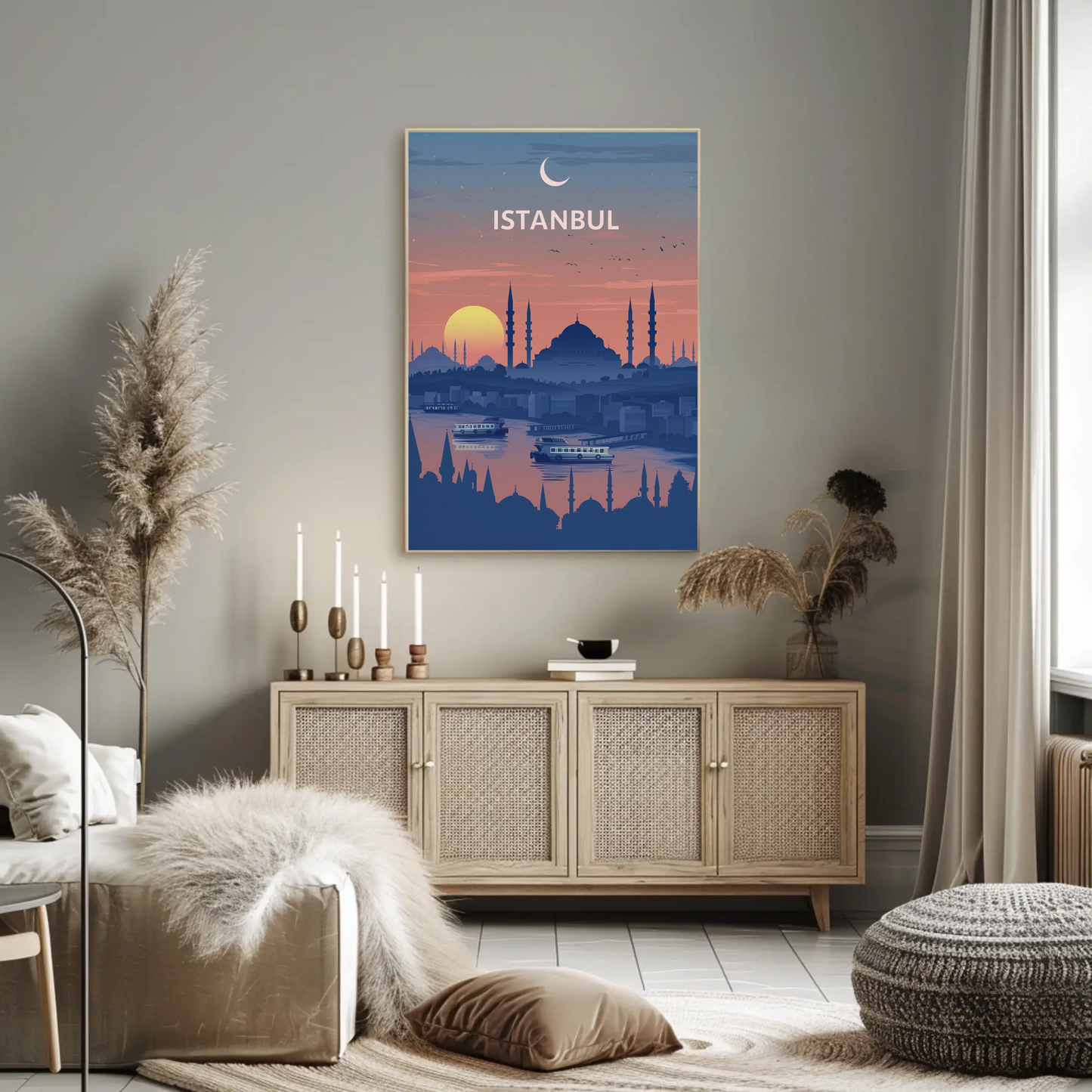 Istanbul: Sunset & Mosques Poster